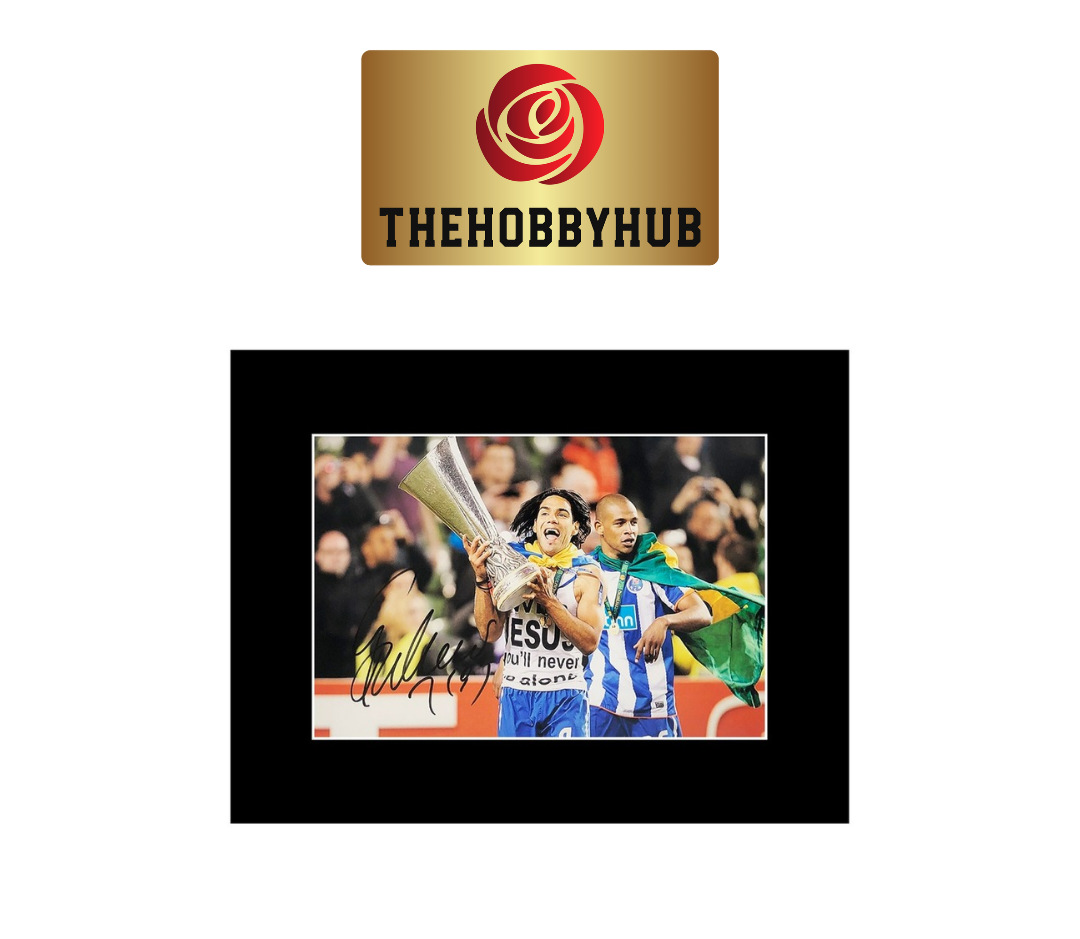 Signed Radamel Falcao Photo Display - Fc Porto -16x12
