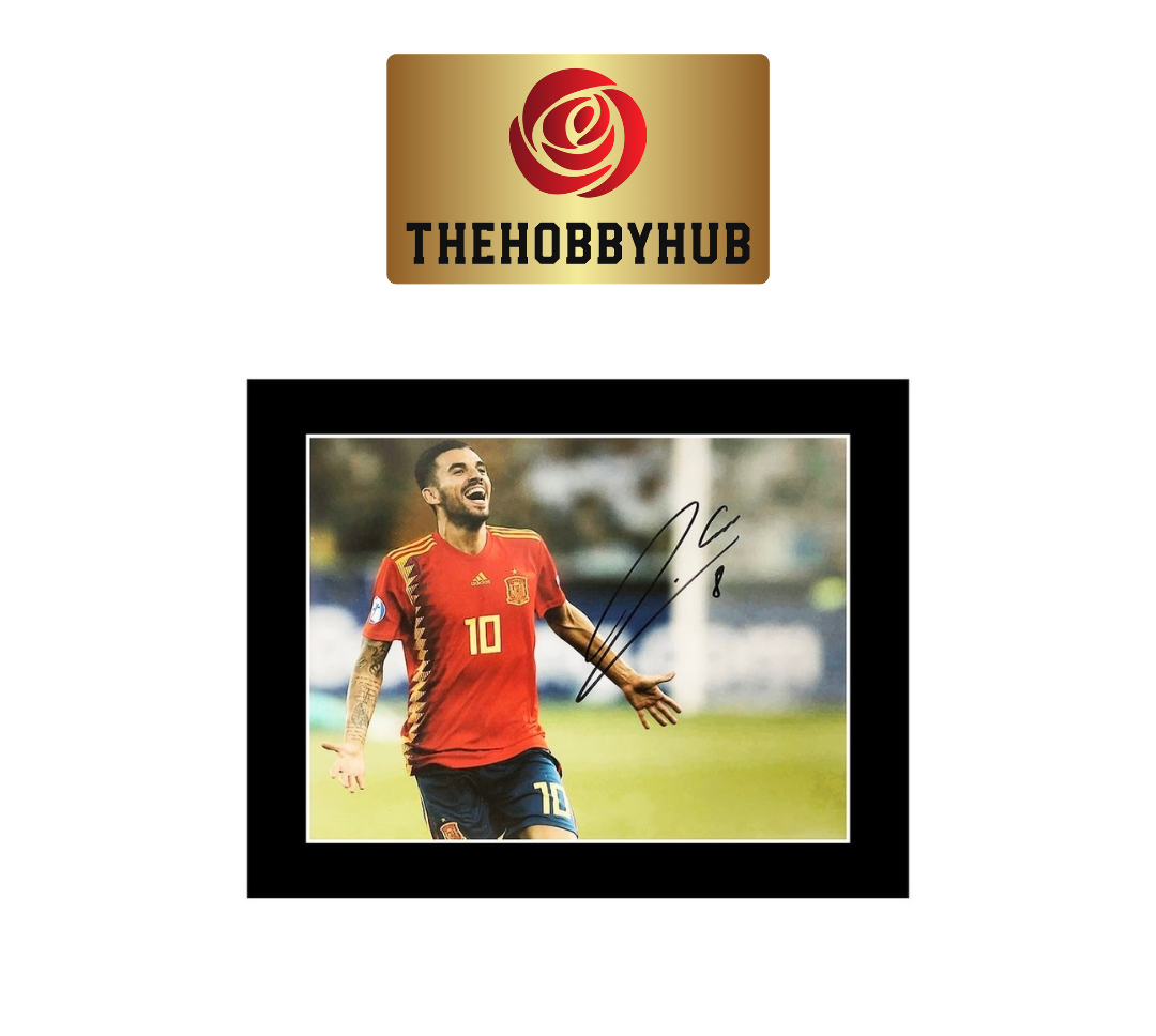 Signed Dani Ceballos Photo Display - Spain - 12x10