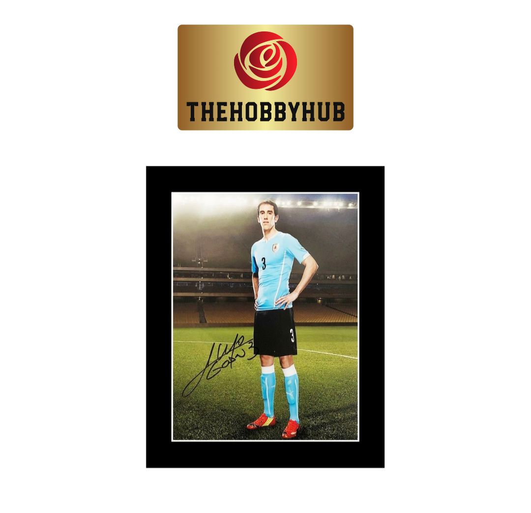 Signed Diego Godín Photo Display - Uruguay - 12x10