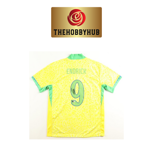 Endrick  Beckett Authenticed Brazil Signed Jersey