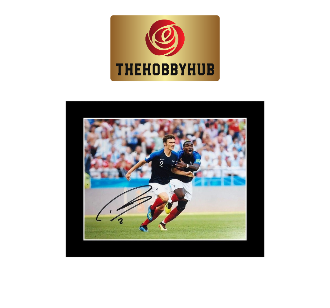 Signed Benjamin Pavard Photo Display - France - 12x10