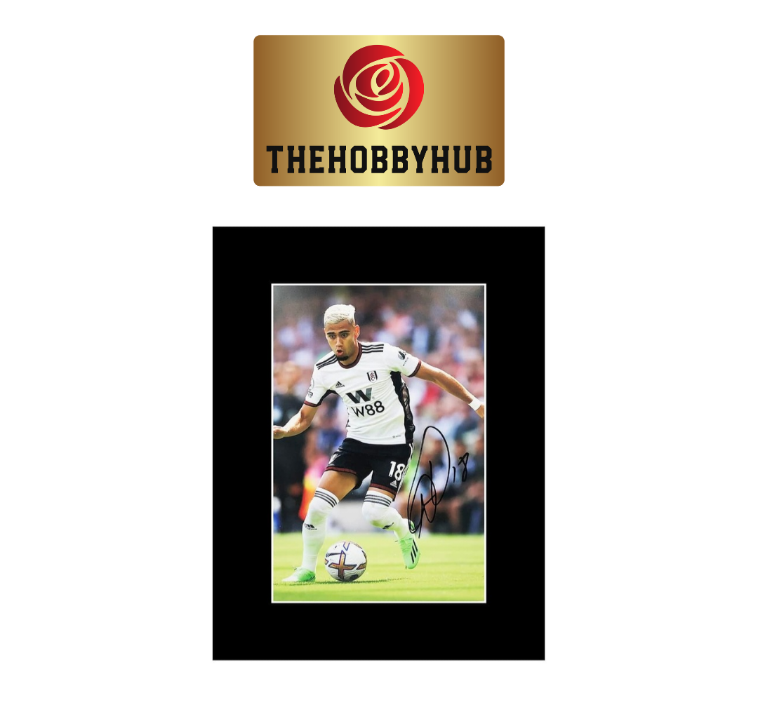 Signed Andreas Pereira Photo Display - Fulham -16x12