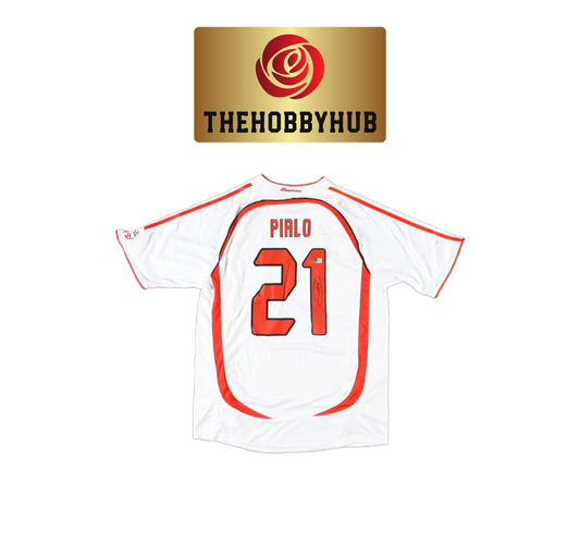 Andrea Pirlo Beckett Authenticed Ac Milan Signed Jersey