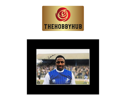 Signed John Fashanu Photo Display - Millwall -16x12