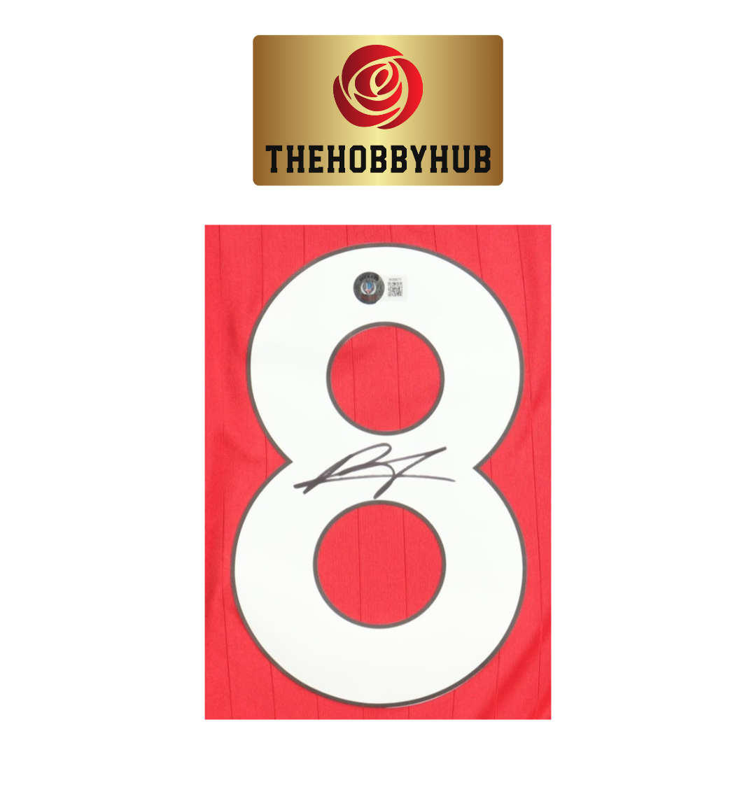 Bruno Fernandes Beckett Authenticed Manchester United Signed Jersey