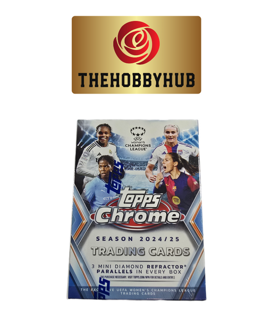 Topps chrome women's champions league 24/25 blaster box