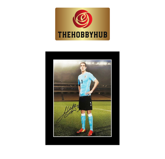 Signed Diego Godín Photo Display - Uruguay - 12x10