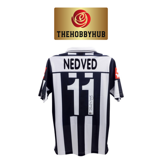 Pavel Nedved Beckett Authenticed Juventus Signed Jersey