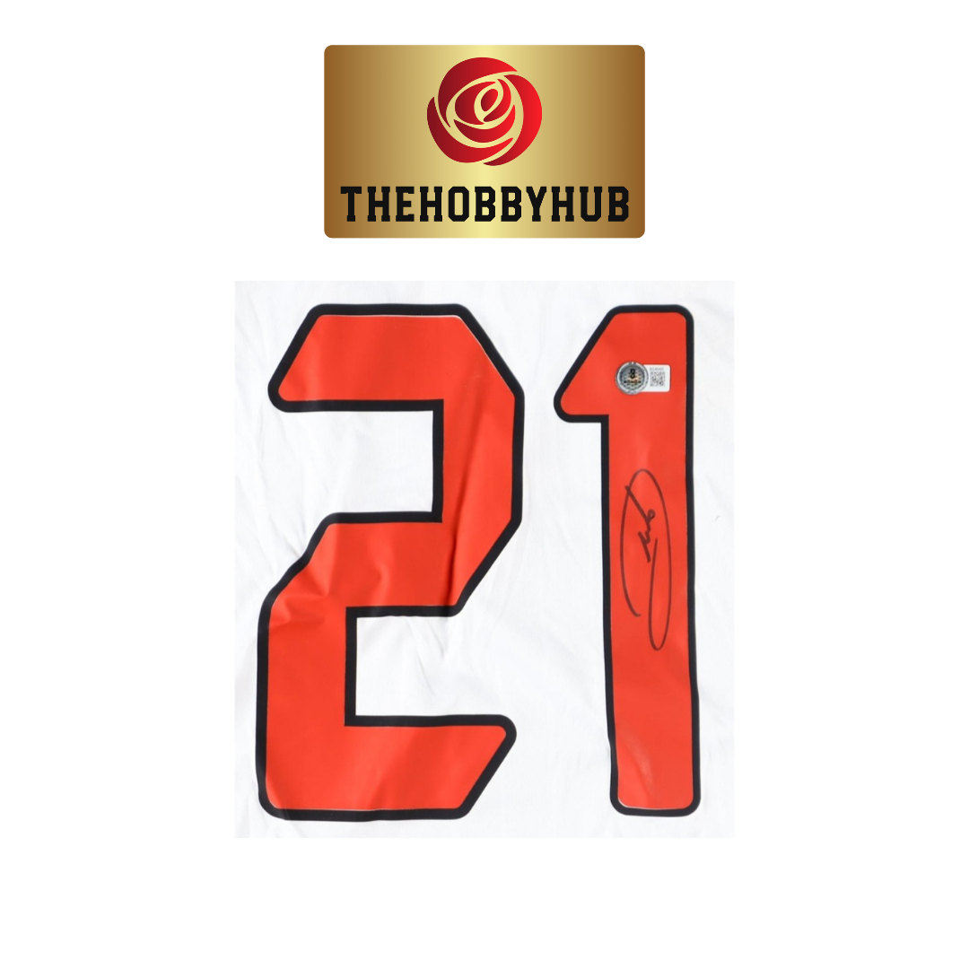 Andrea Pirlo Beckett Authenticed Ac Milan Signed Jersey