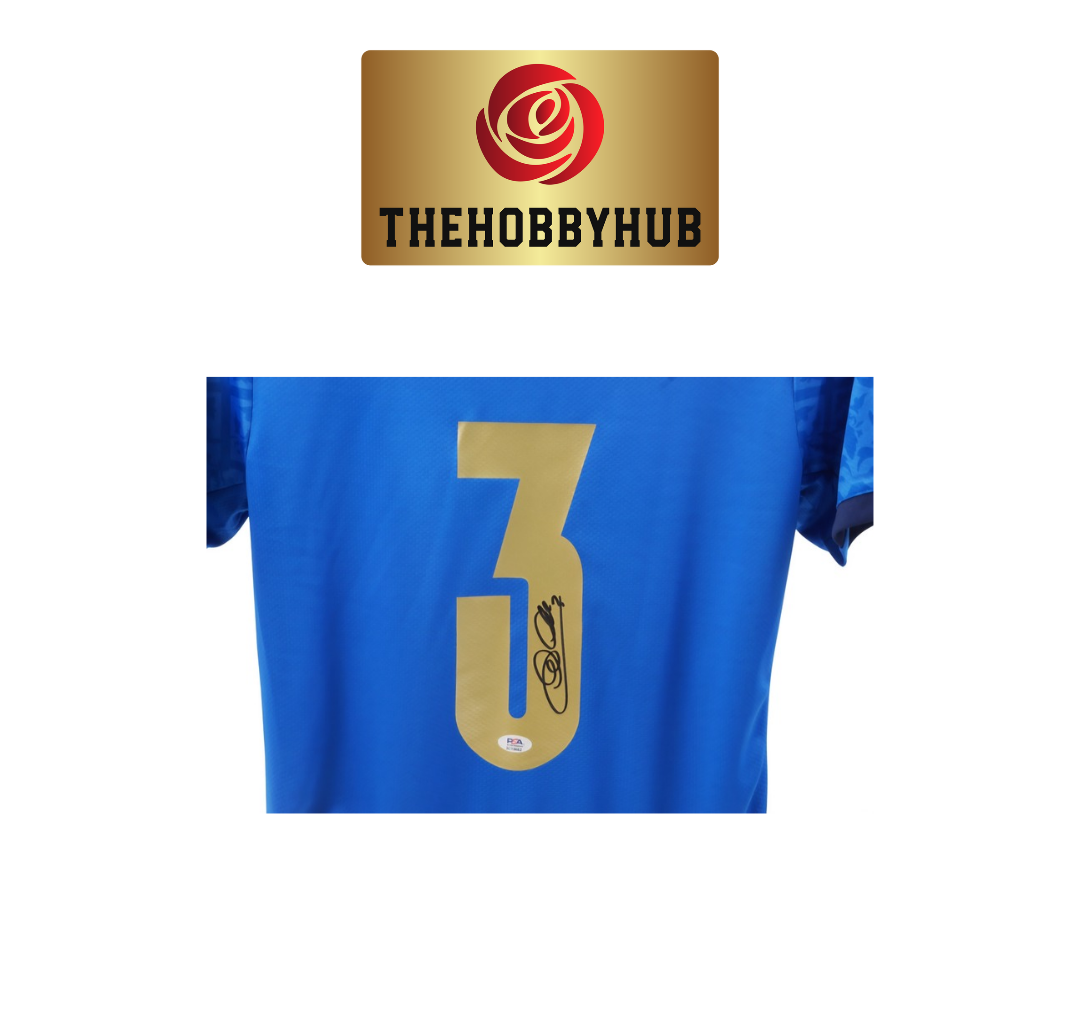 Giorgio Chiellini Psa Authenticed Italy Signed Jersy