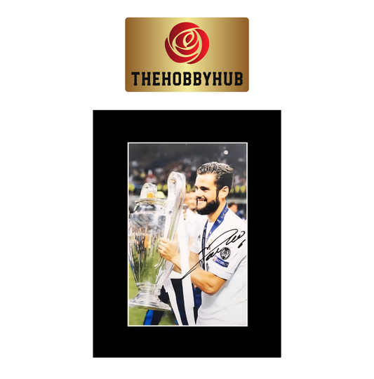 Signed Nacho Photo Display - Real Madrid Champions League Winner 16×12
