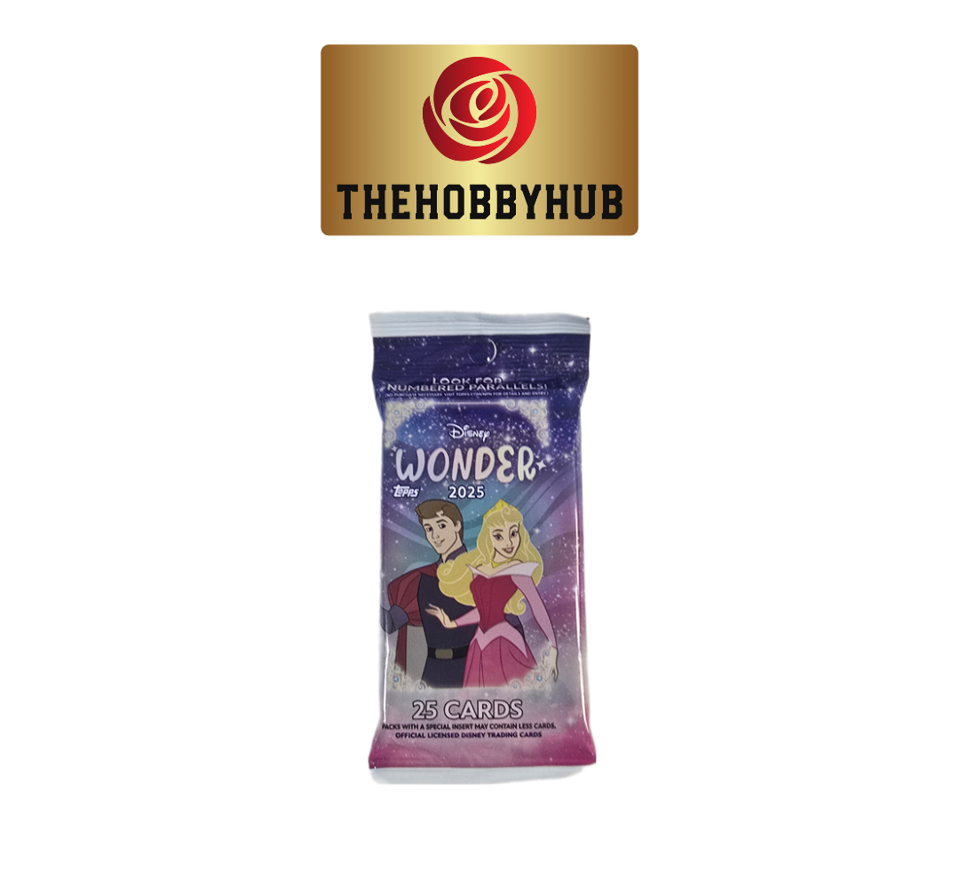 Topps Disney Wonder 2025 25 Card jumbo pack