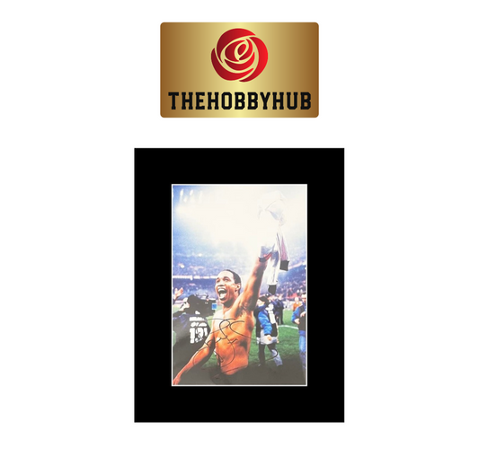 Signed Paul Ince Photo Display - England -16x12