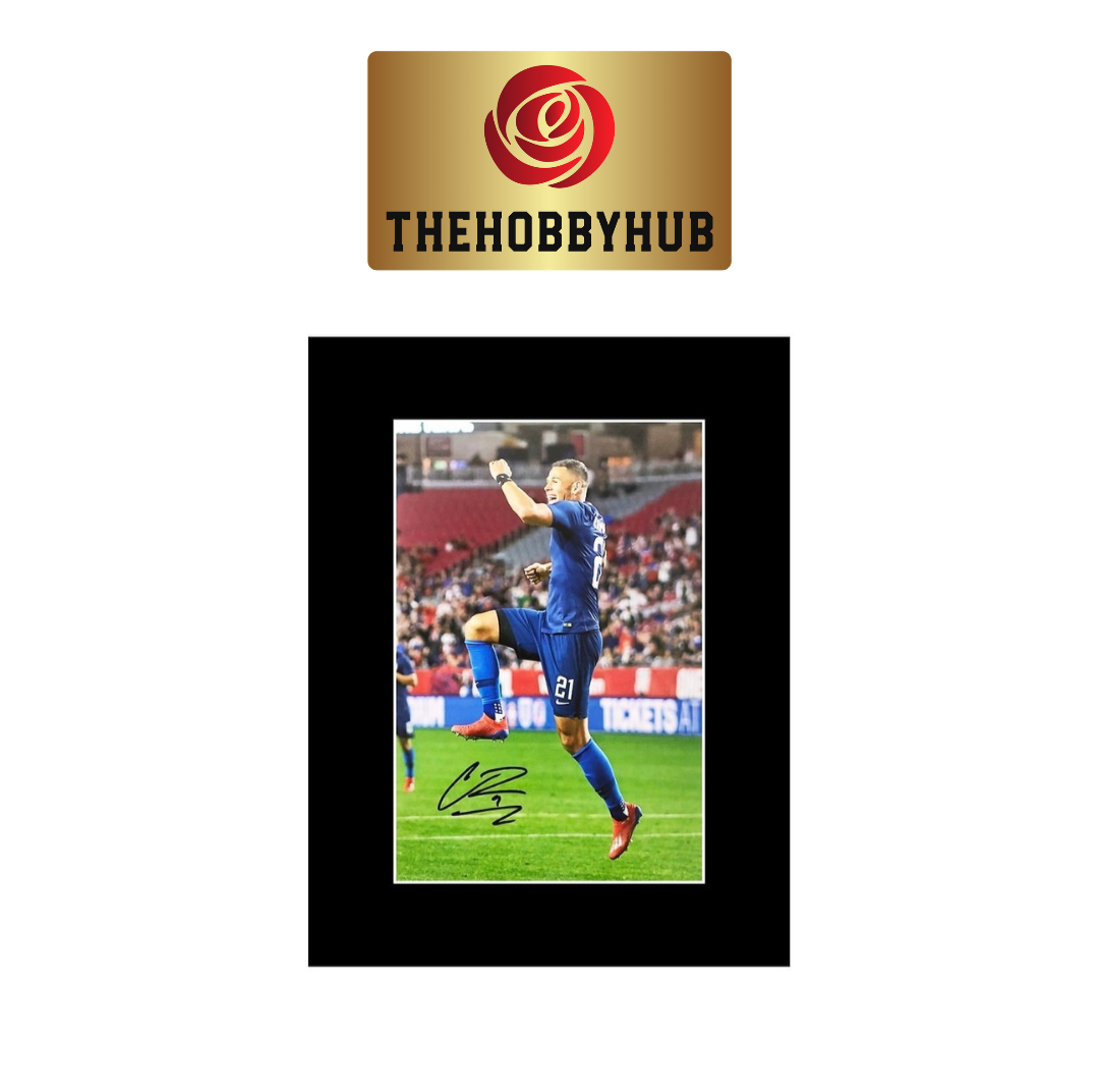 Signed Christian Ramirez Photo Display - Usa - 12x10