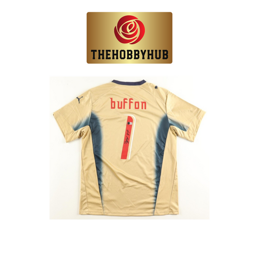 Gianluigi Buffon Beckett Authenticed Italy Signed Jersey