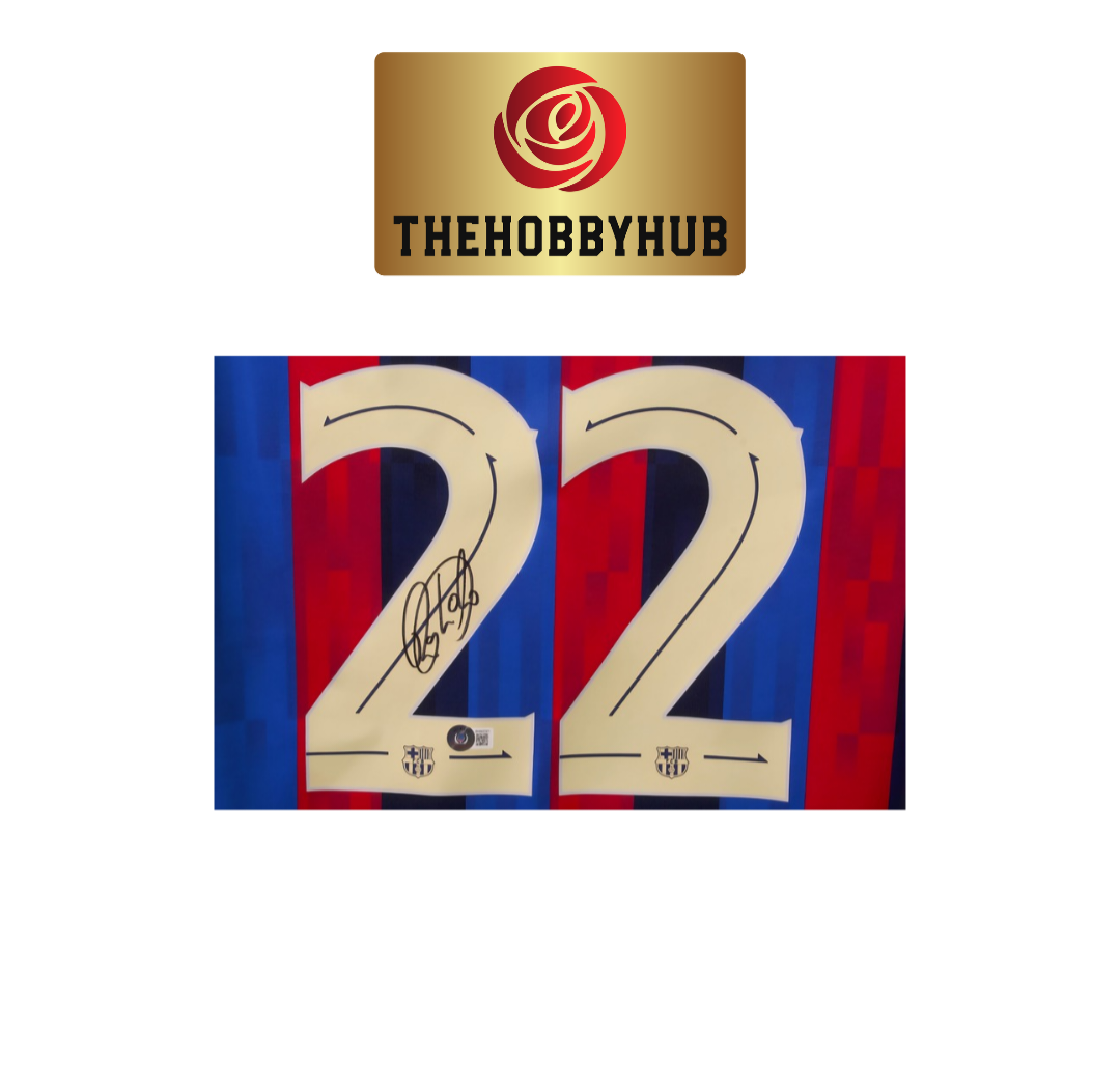 Raphinha Beckett Authenticed Barcelona Signed Jersey