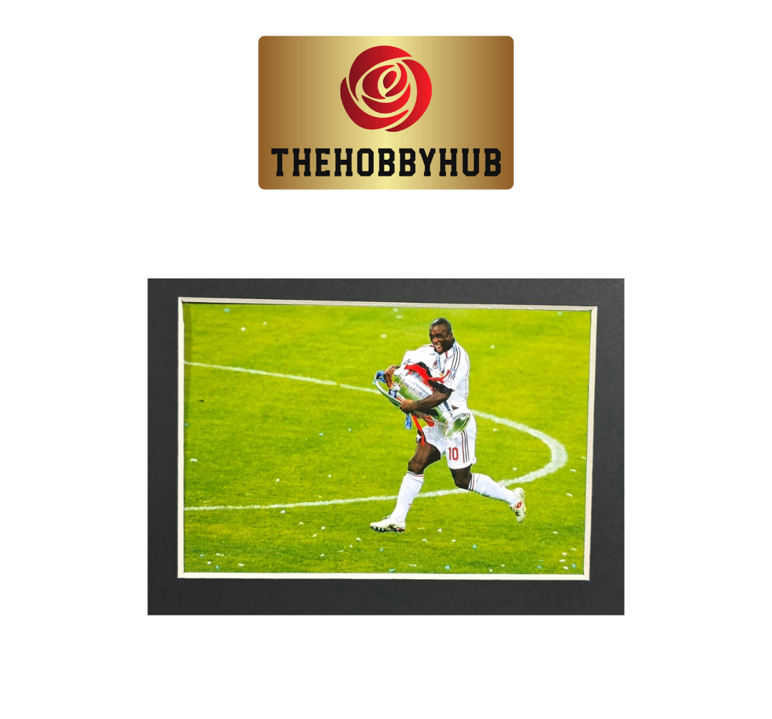 Clarence Seedorf Beckett Authentic Ac Milan Signed Framed Shirt